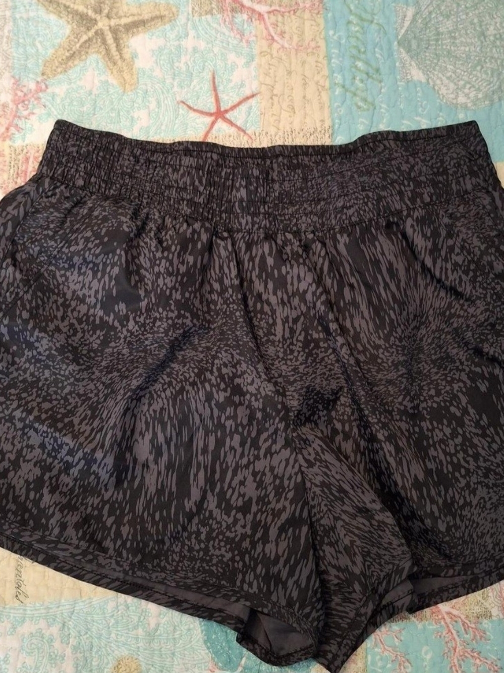 Athletic Works Black & Gray DriWorks Athletic Shorts